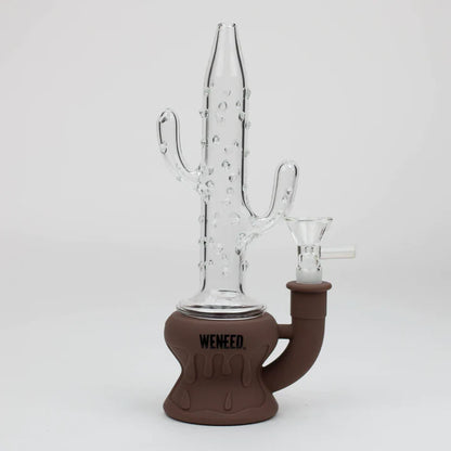 Cactus  Water Pipe Silicone Bong 9"